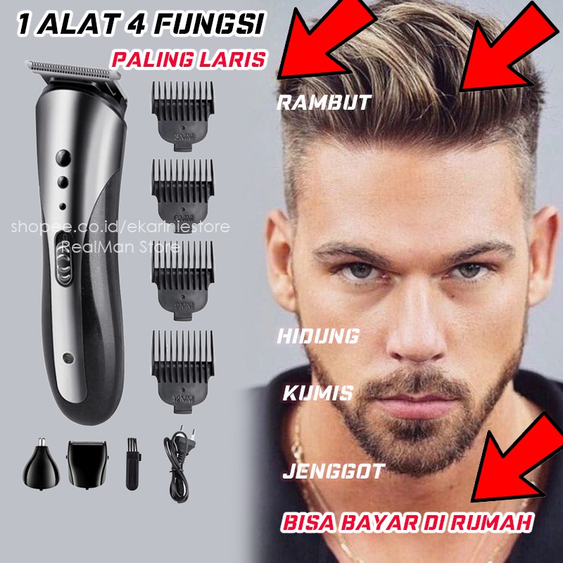 [COD] - Alat Cukur Rambut / Jenggot / Kumis / Hidung - Alat Cukur