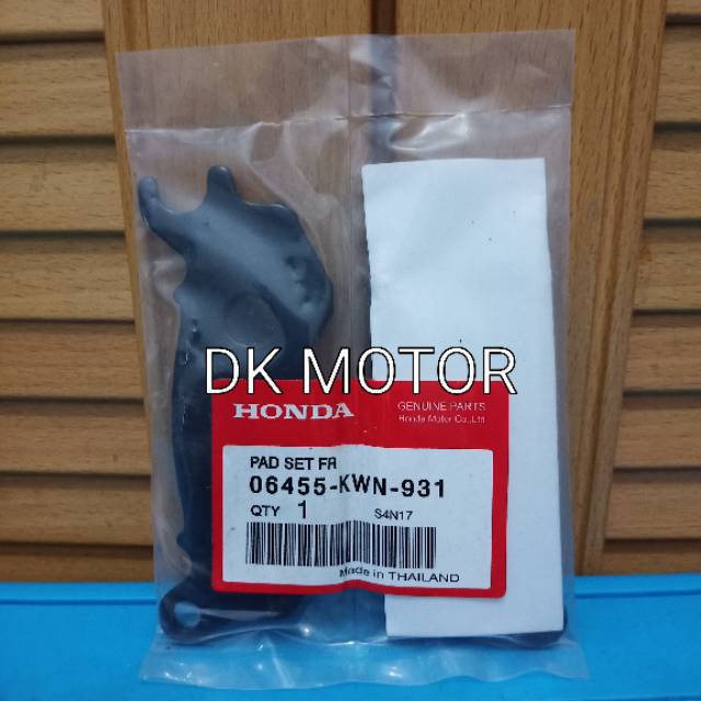 DISC PAD KAMPAS REM DEPAN PCX 150 THAILAND OLD/LAMA ORI KWN