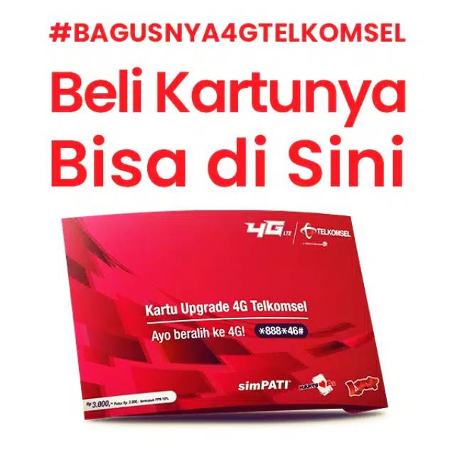 (ISI 5)Kartu upgrade 3G ke 4G Telkomsel