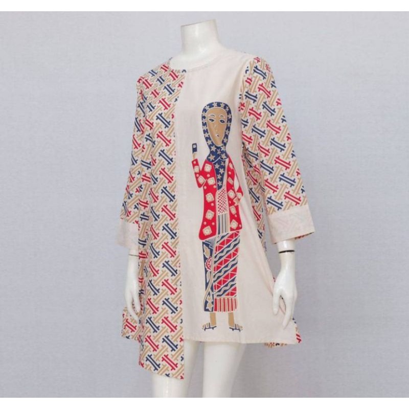 Batik Tunik Bu Tejo Batik Solo Asli Dengan Bahan Katun Halus