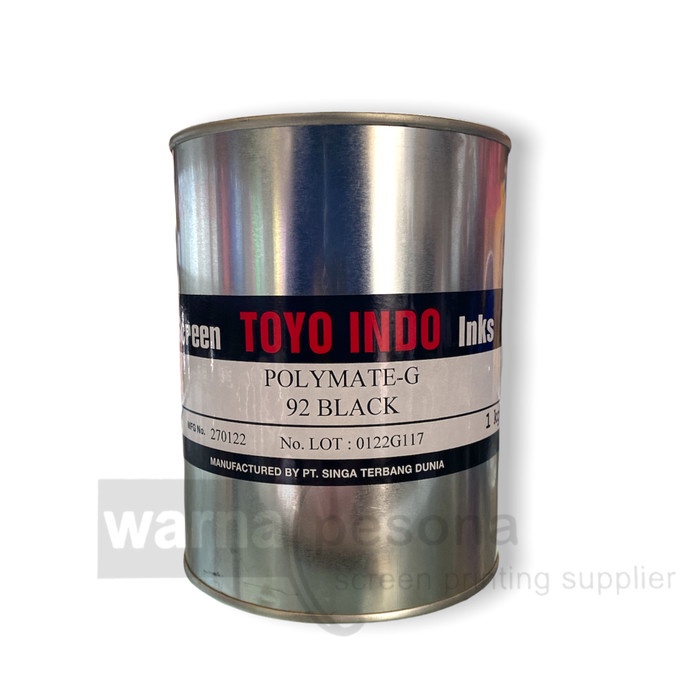 

Segera Miliki Cat Tinta Sablon Plastik Toyo Indo Polymate-G 92 Black 1 Kg Murah