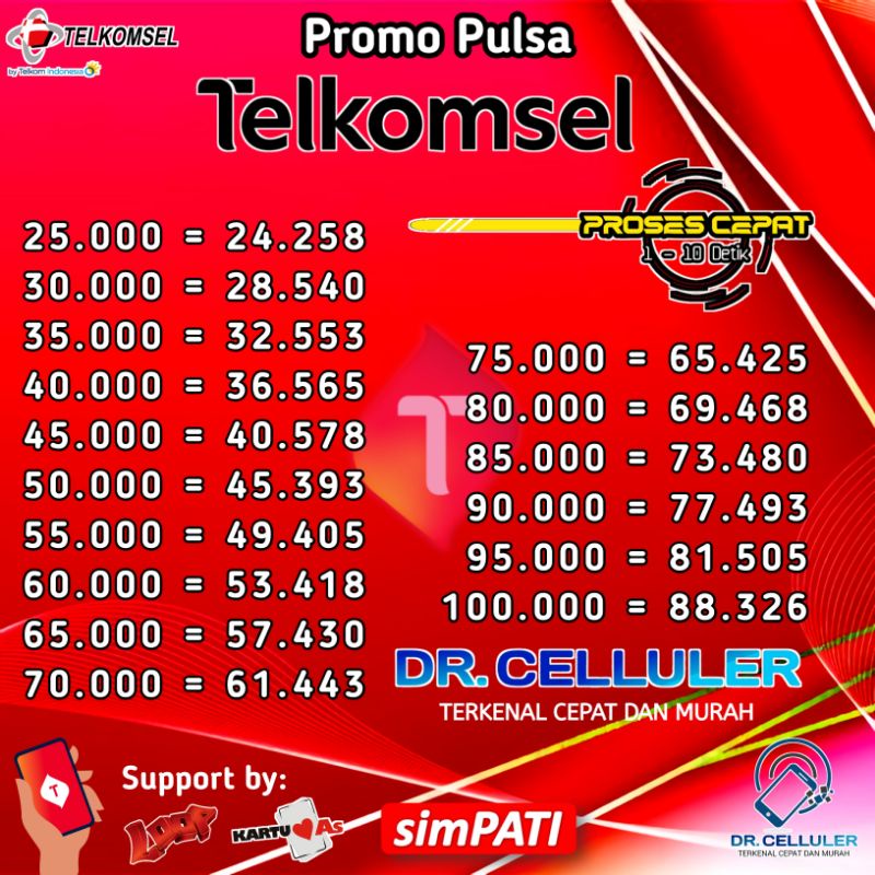 TERMURAH PULSA TRANSFER TELKOMSEL / Pulsa Telkomsel Transfer Simpati As Loop