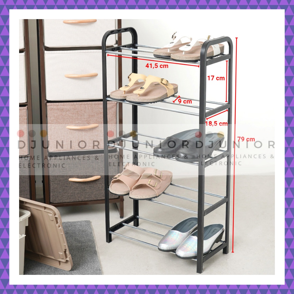 INFORMA - COMPACT 5 TIER RACK SHOE / RAK SEPATU SANDAL 5 SUSUN