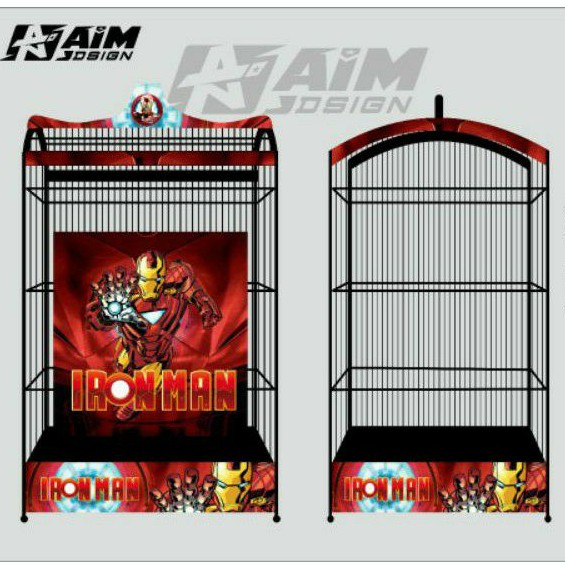 stiker sangkar burung ebot cedet kenari kacer desain custom