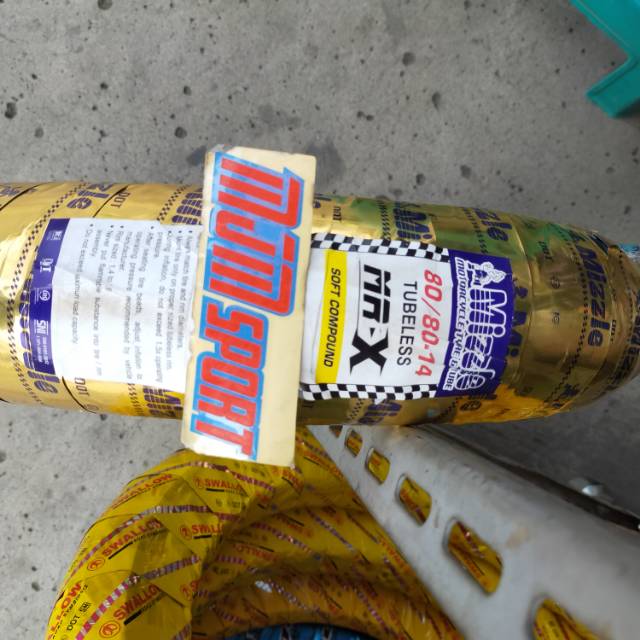 Ban Mizzle MRX soft compound 80 80 14 . mizzle ring 14 ukuran 80 80 14 mizzle MR X