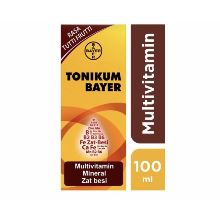 Tonikum Bayer penambah darah (kemasan 100ml)