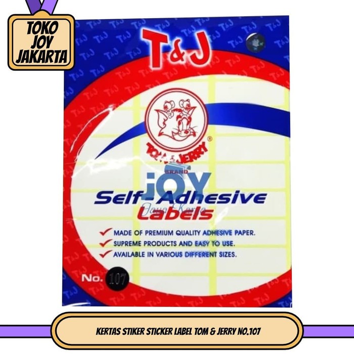 

Kertas Stiker Sticker Label TOM & JERRY No.107