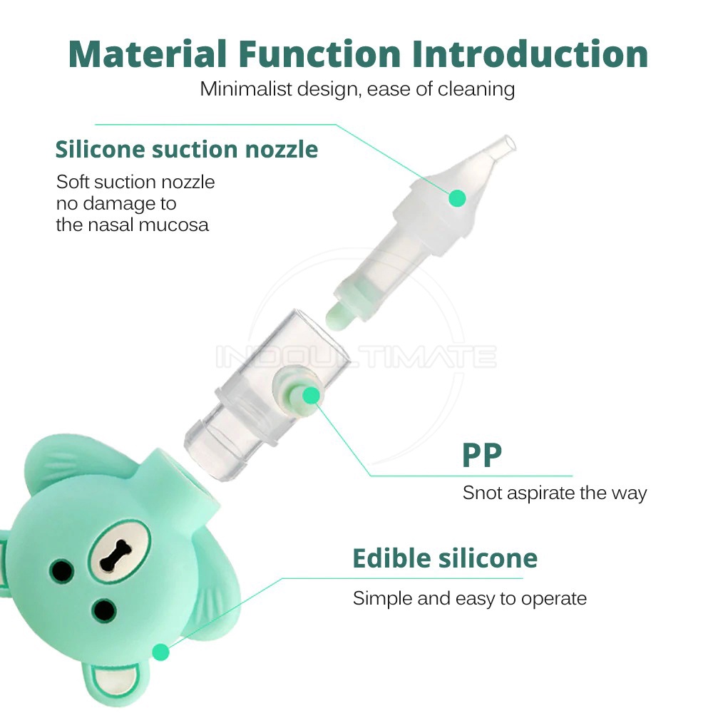 Alat Pembersih Hidung Bayi Anak pipet Ingus Bayi Alat Penyedot Ingus Bayi NC-021 Baby Nose Cleaner