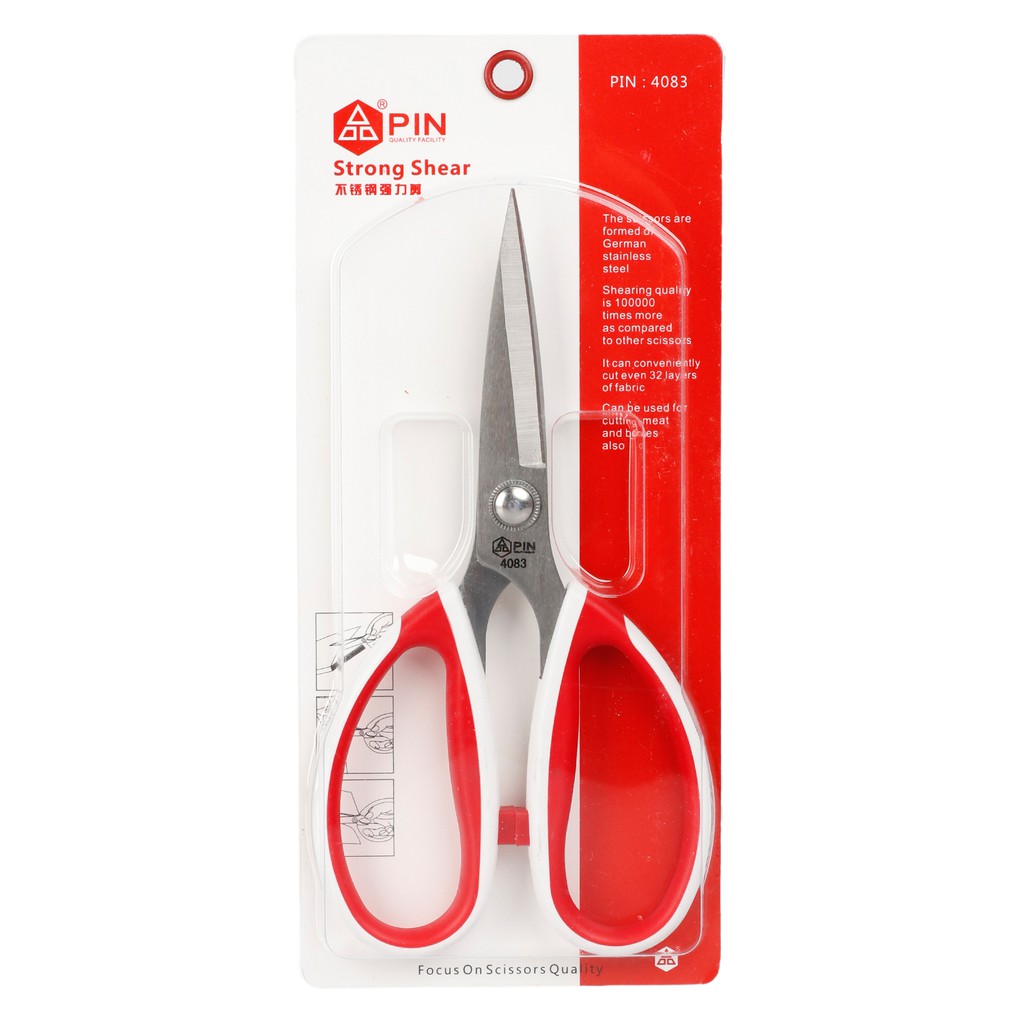 

Gunting Potong Bahan Kain Heavy Duty - Tailor Scissors PIN 8"- 4083