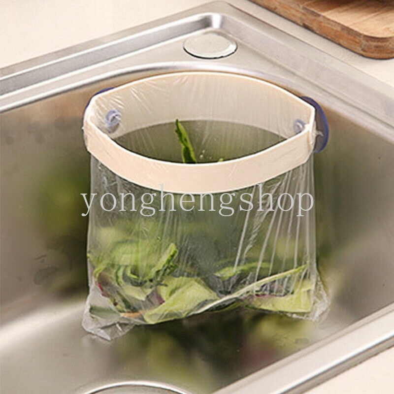 Rak Holder Kantong Sampah Dengan Suction Cup Untuk Wastafel Dapur