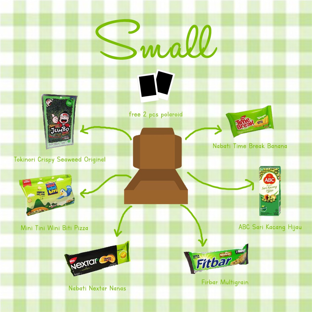 

Snack Box / Gift Box / Hampers Green Edition