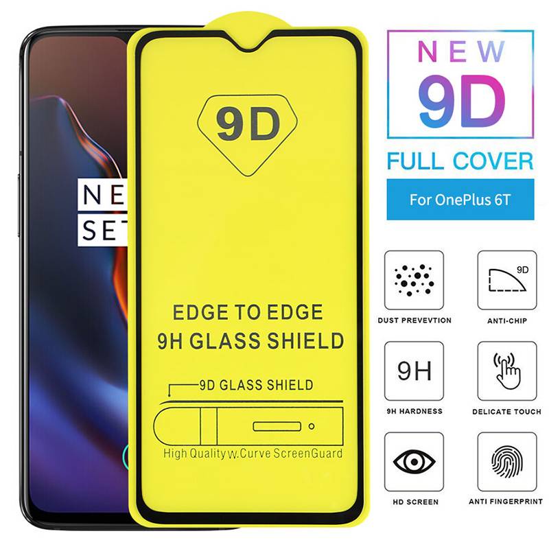 2pcs protective tempered Glass for OnePlus 7t / 7 pro / 7 / 7t pro / 6t / 6 / 5t / 5 / 8 / 8 pro / 8t / 9 / 9 pro / 9R full Cover Screen Protector Glass films