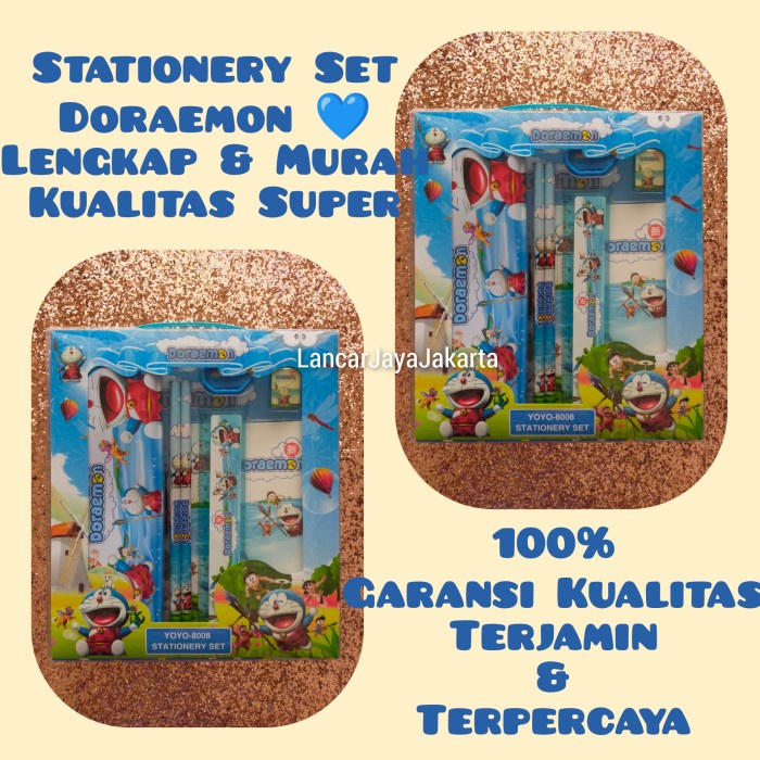 

Trendi Stationery Alat Tulis Belajar Study Set Kado Anak Lengkap Doraemon Limited