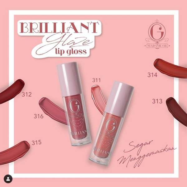 ★ BB ★ MADAME GIE Brilliant Glaze Lip Liquide - Lip Gloss