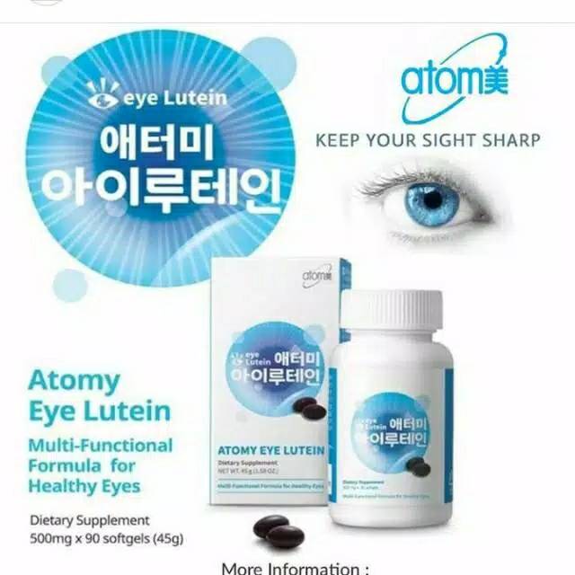 Eye Lutein Atomy untuk mata READY stock isi 90softgel ORI KOREA