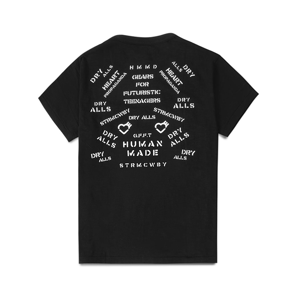 Human Made Heart Propaganda T-Shirt Black