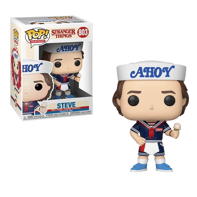 Funko POP Stranger Things Action Figures Model Toys TV Dustin Steve Eleven Demogorgon  Brenner Nancy Brenner Action Figure Toys Doll Toy Kids Adults Baby Halloween Gift