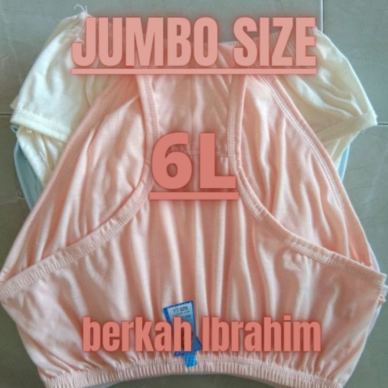 (L XL 3L 4L 5L 6L 7L 8L)JUMBO LUSINAN CD WANITA  MURAH/CELANA DALAM WANITA JUMBO LUSINAN MURAH NATAS
