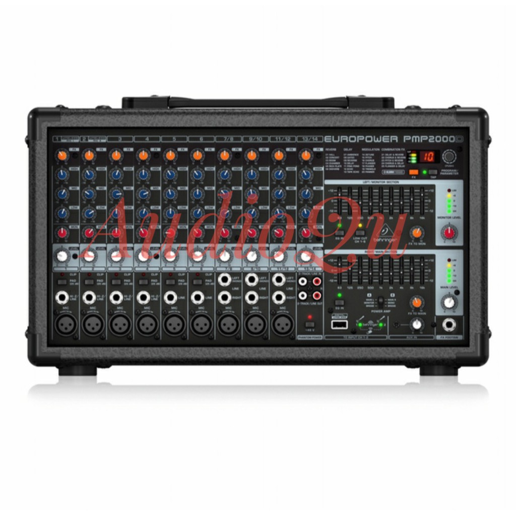 Power Audio Mixer Behringer PMP2000D/ PMP 2000D/ PMP 2000 D Original