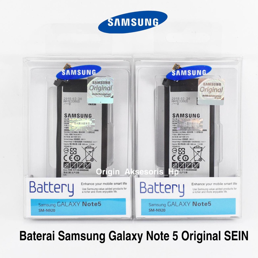 Baterai Samsung Galaxy Note 5 N920 Original SEIN 100% dc 88