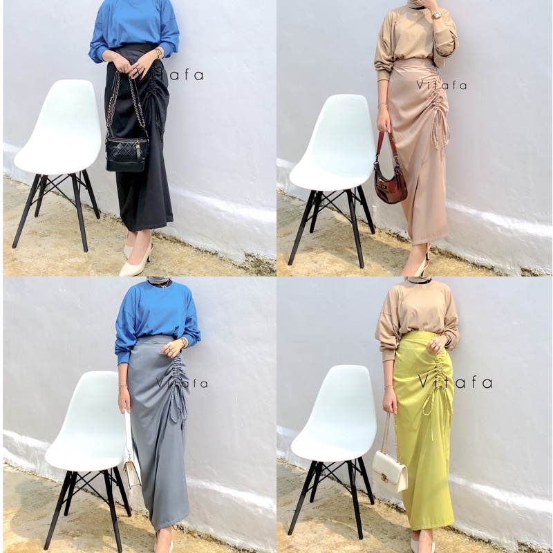 ADYA SKIRT ROK LILIT ROK SERUT BY VITAFA ID