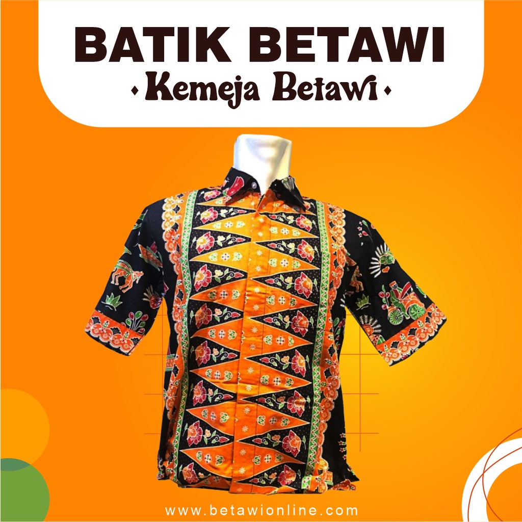 Kemeja Batik Betawi Pria