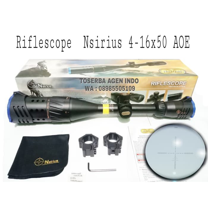 Telescope Nsirius 4-16x50 AOE IR Reticle Glass Rifle Scope Hunting - Teleskop Nsirius