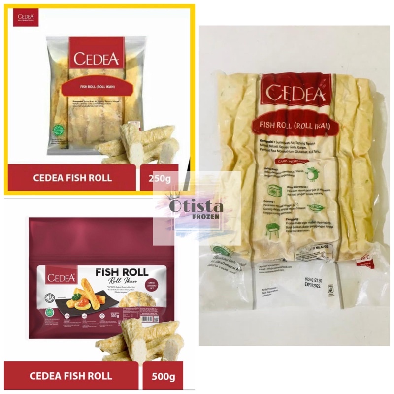 

CEDEA FISH ROLL 250 GR / FISH ROLL 500 GR / FISH ROLL 1 KG / OTAK OTAK / CEDEA