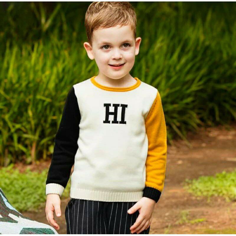 Sweater Anak HI kids Unisex Laki laki dan perempuan