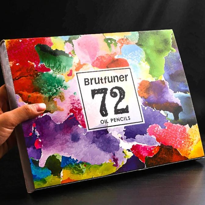 

Pensil Warna Brutfuner Painting Oil Pencil Artist Color Pencils Set 72