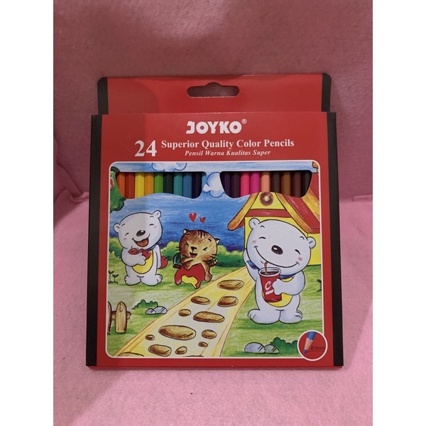 

Pensil warna Joyko 24 WARNA CP-24PB / pensil kelir / color pencil