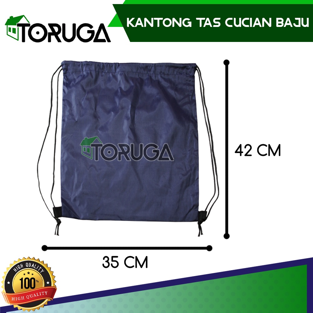 Kantong Cucian Baju Laundry Bag 10Kg 43x24 Cm Tas Keranjang Pakaian Kotor