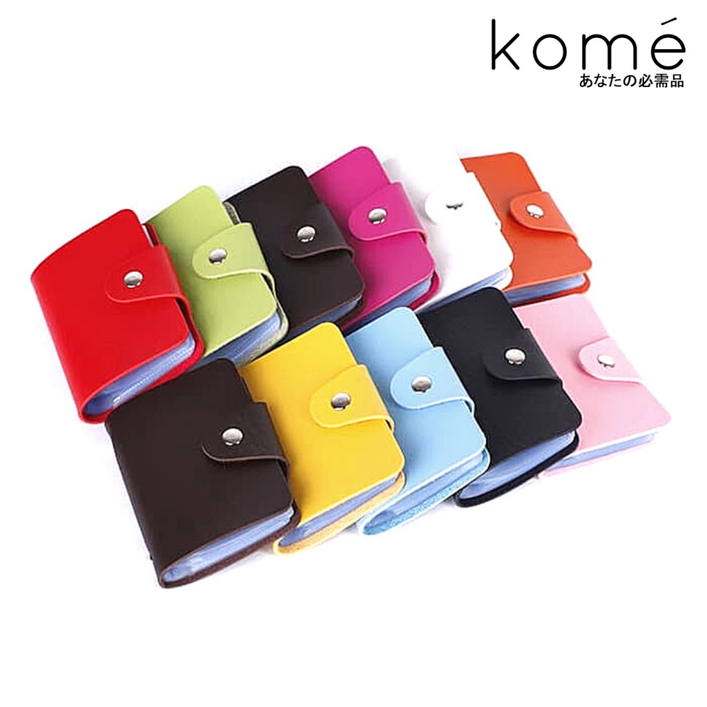 Dompet Kartu/Dompet Kartu Kulit Warna Warni/Dompet Kartu Polos/Souvenir Pernikahan/Dompet Kartu ATM