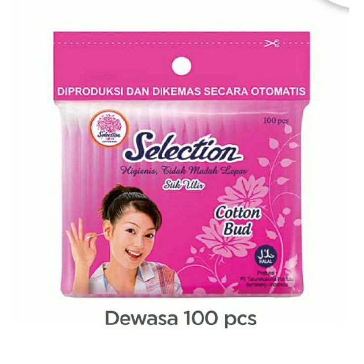 Selection Cotton Bud Bayi Non Mercury | Korek Kuping Dewasa | Baby Newborn Cotton Bud Kapas isi 100 pcs