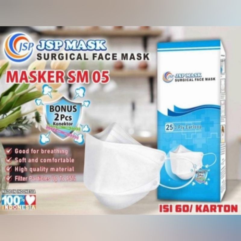 JSP mask masker medis 3 ply