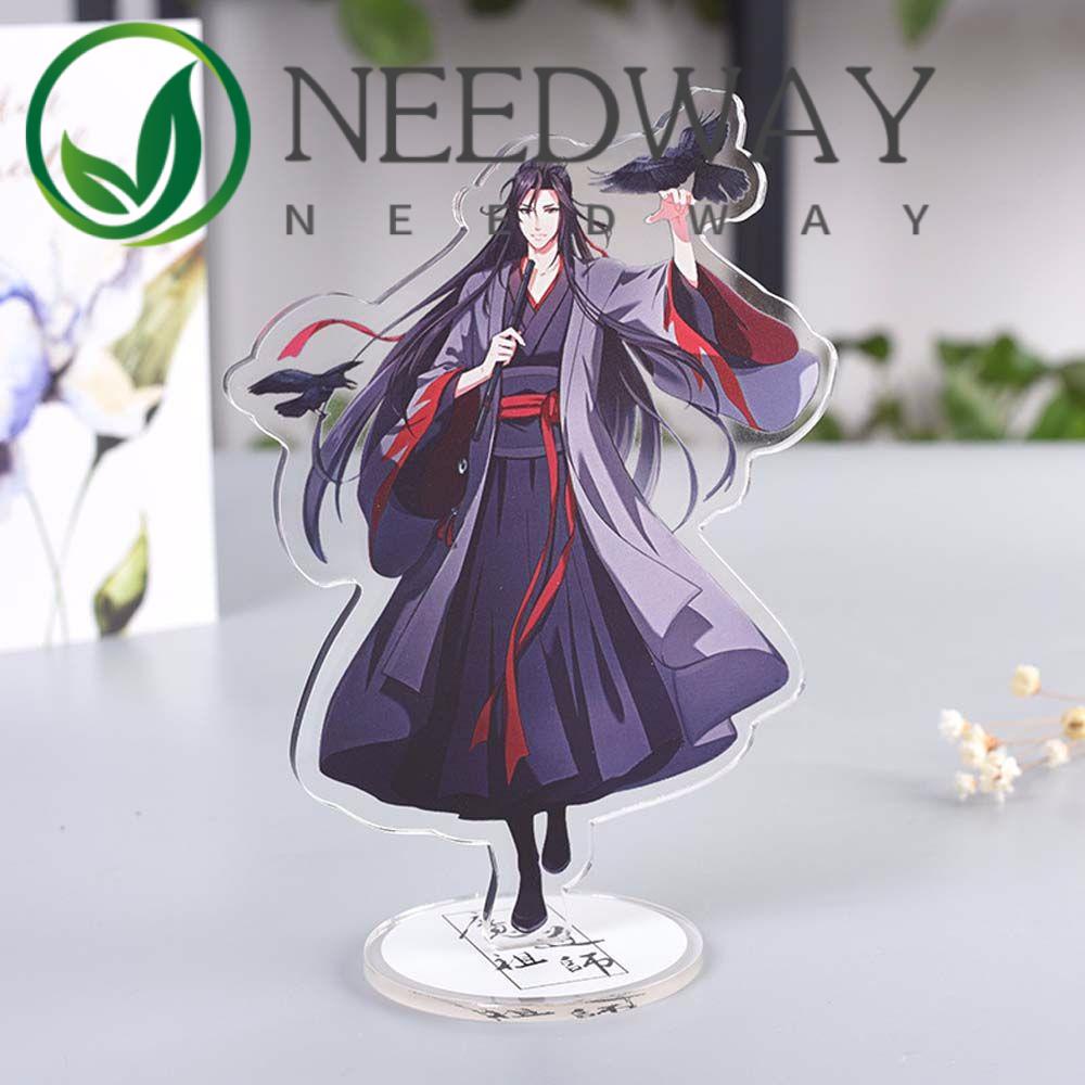 Needway  Fashion Acrylic Stand Figure Jin Ling Figure Model Toys Mo Dao Zu Shi Decoration Toys Action Figure Wei Wuxian Fans Gift Jiang Cheng Acrylic Figure Model Plate