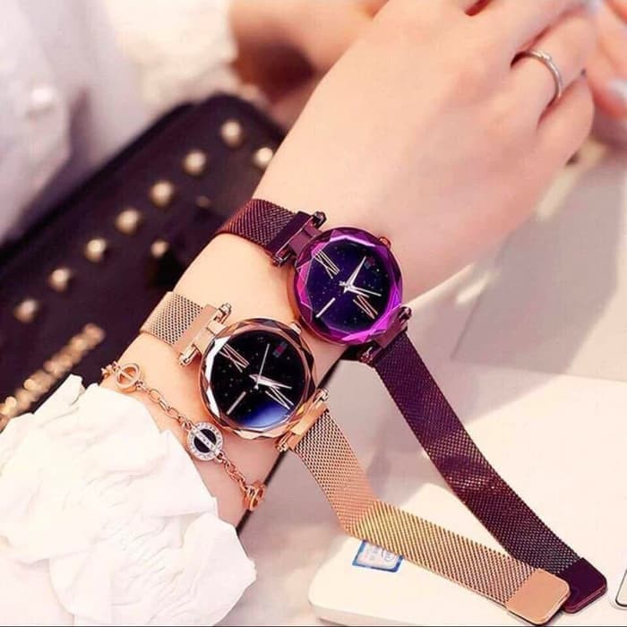 Jam Tangan Wanita Guci Rantai Pasir Magnet