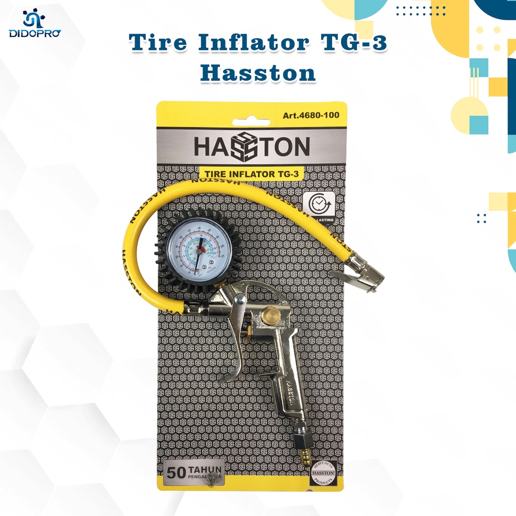 Tire Inflator Air Pressure Gun Ukuran Angin HASSTON PROHEX TG 3