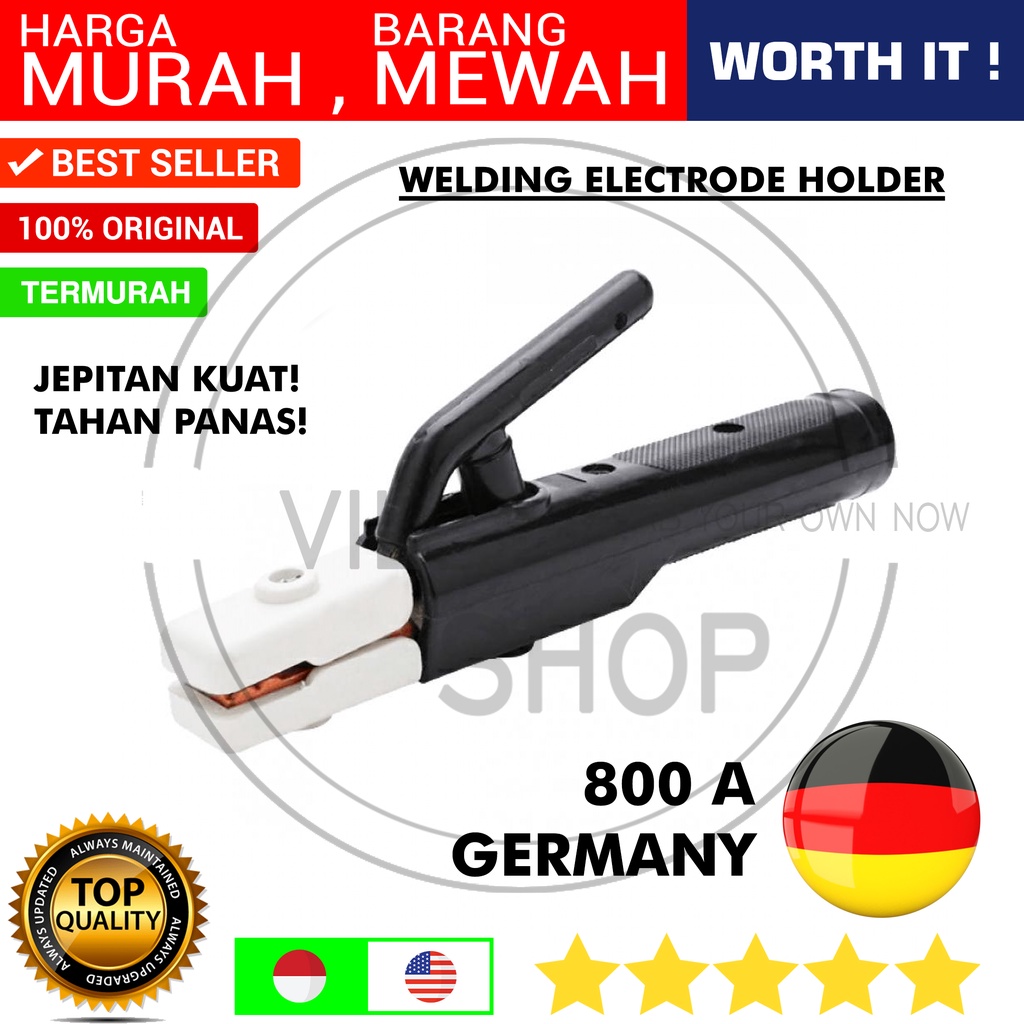 TANG KAWAT LAS LISTRIK GAGANG LAS STANG LAS LISTRIK GERMANY 800A 800 A WELDING ELECTRODE HOLDER PENJ