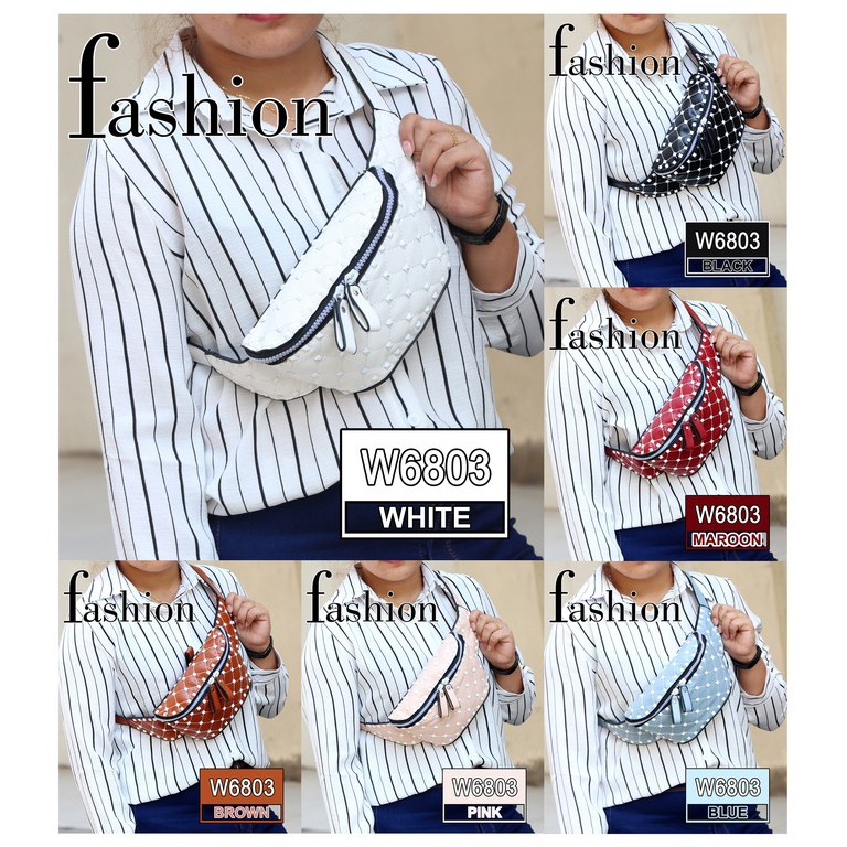CK03 Waist Bag Fashion W6803 / TAS WANITA TAS IMPOR