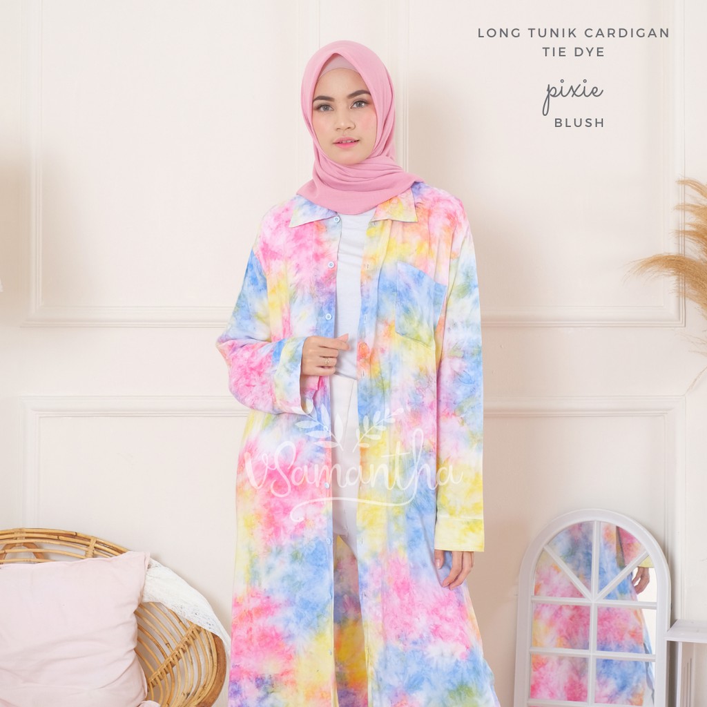 Tunik Cardigan Tie Dye