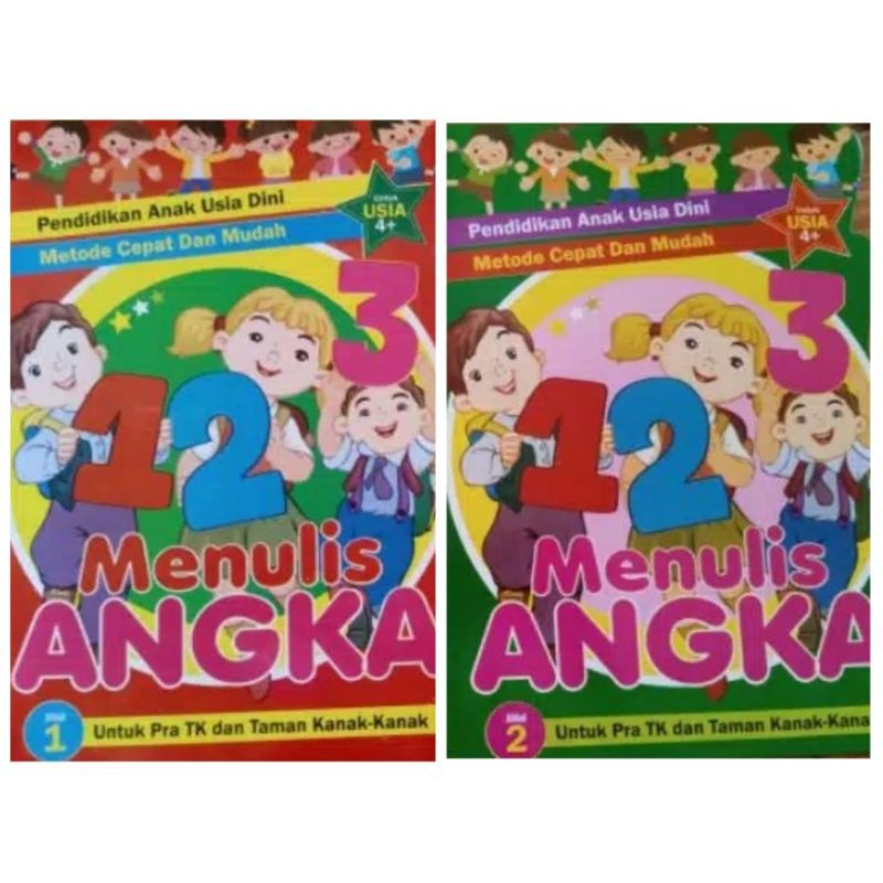 Buku Menulis Angka Untuk TK PAUD