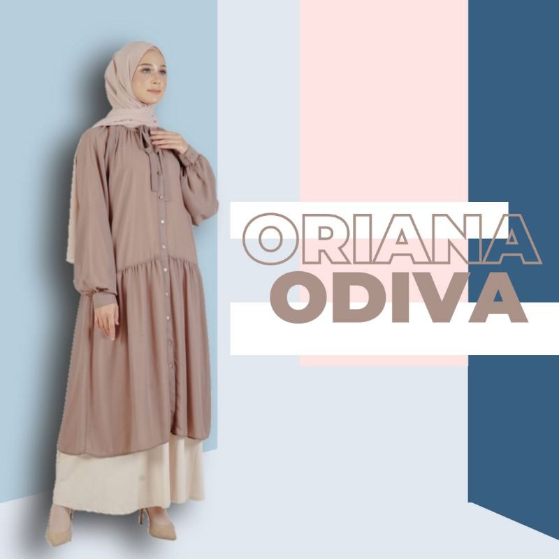 BAJU LUARAN OUTER ORIANA EDIVA ELZATTA BAHAN CHIFFON