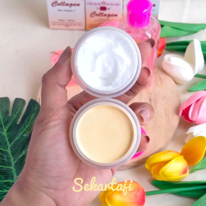 (The Face) Paket Cream Collagen ORIGINAL RESMI BPOM