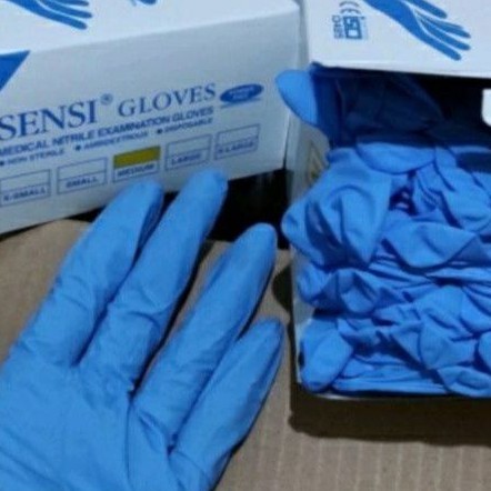 Sensi Nitrile Glove 1 box isi 100