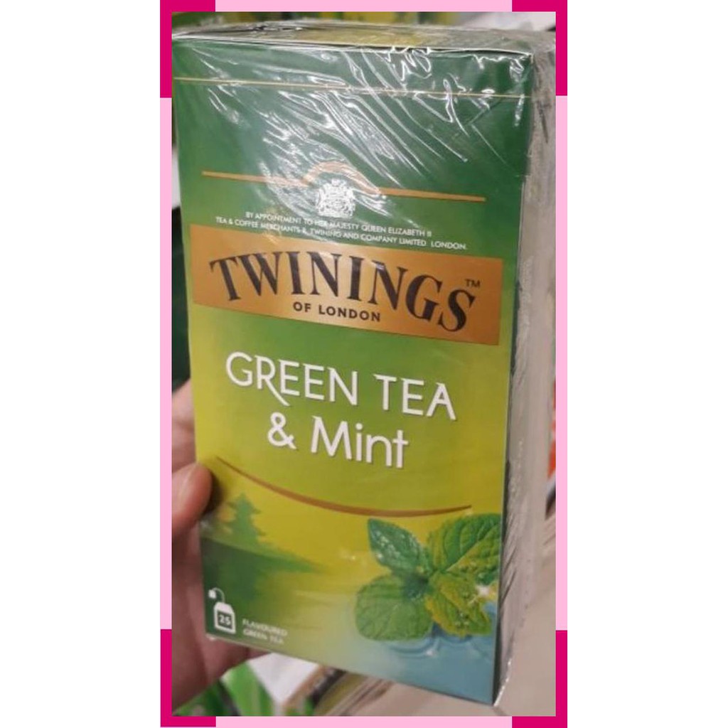 

Twinings green tea & mint isi 25