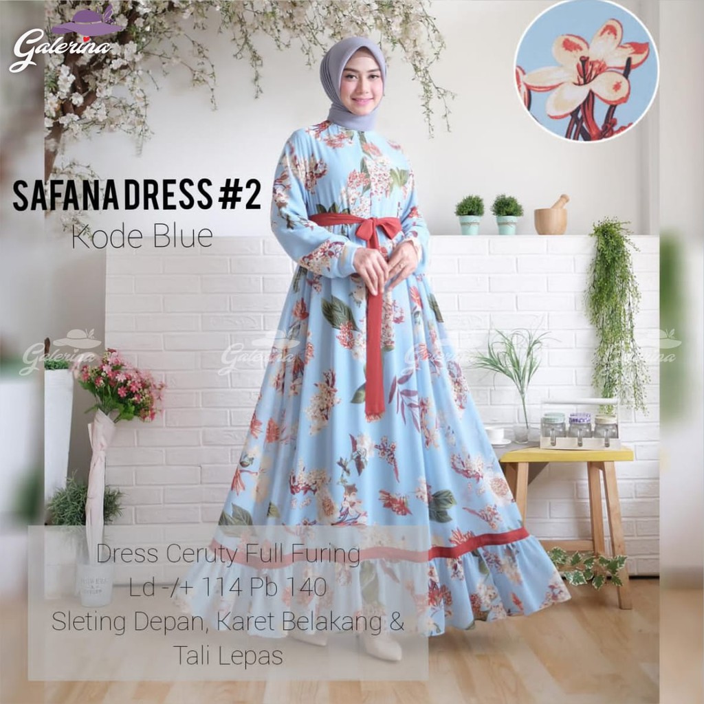 safana dress #2 gamis jumbo dress busui murah baju muslim