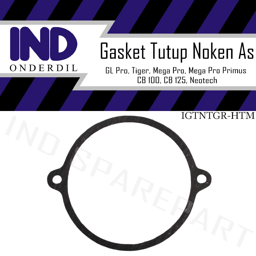 Gasket Packing-Paking Tutup Noken As Hitam GL Pro/Mega Pro-Primus/CB 100-125/Neotech