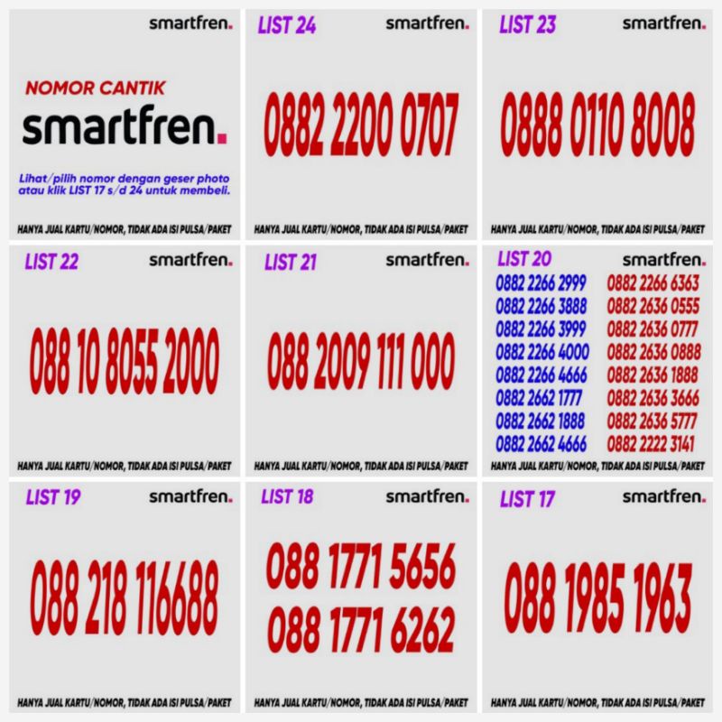 Nomor Cantik smartfren