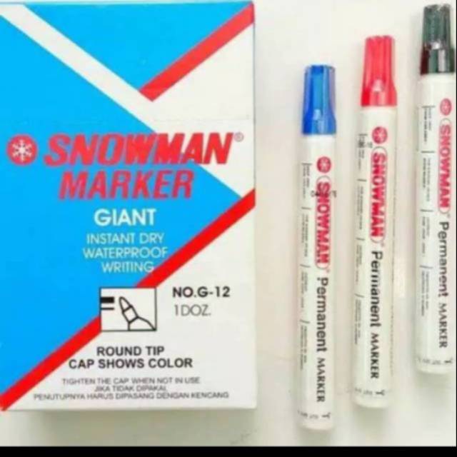 

Spidol Permanent Marker Snowman